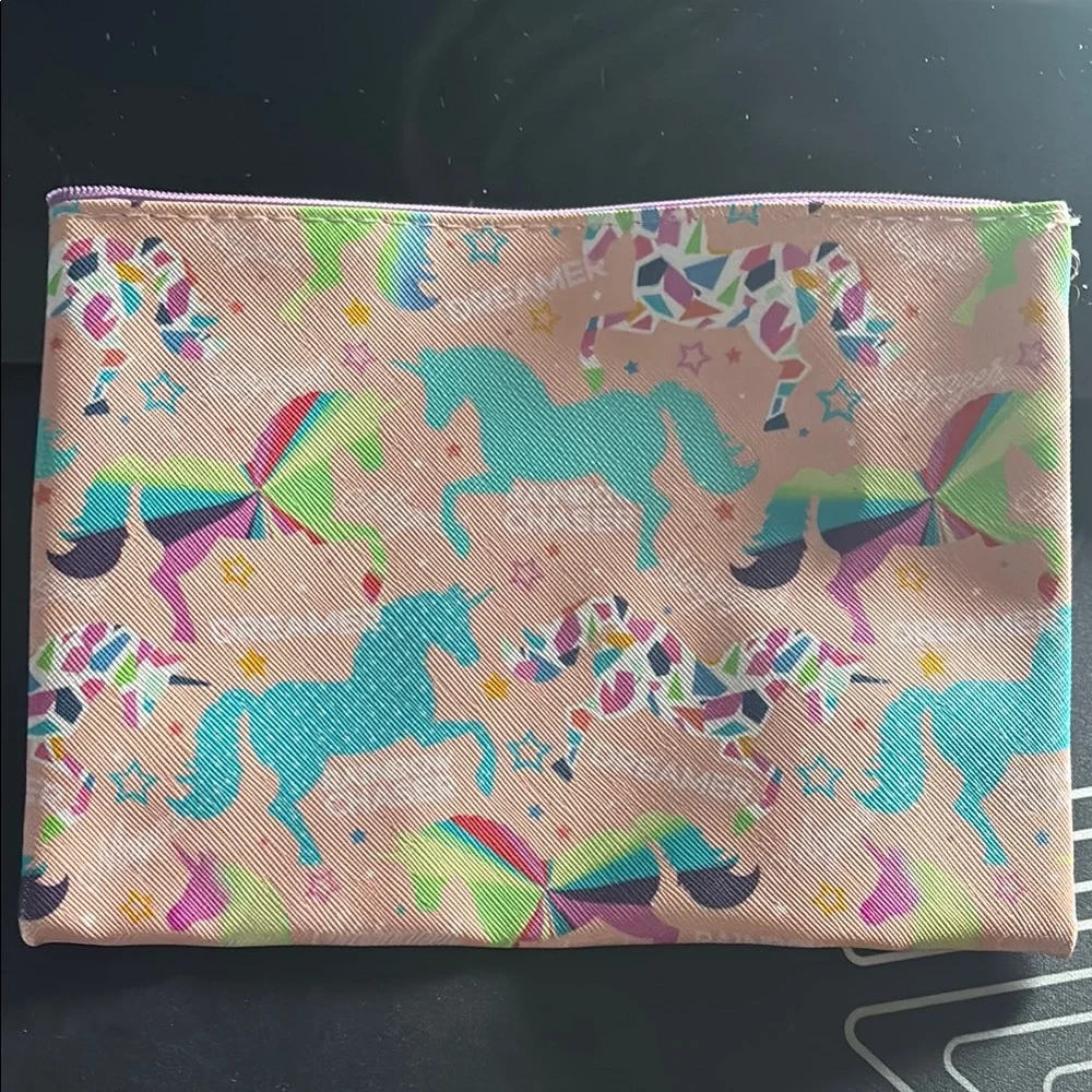 Colorful Unicorn Pouch